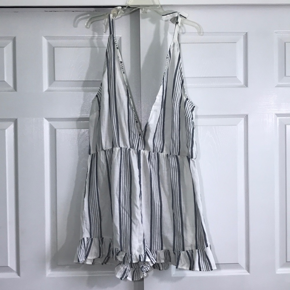 Primark Tie Sleeve Romper Cover Up XL